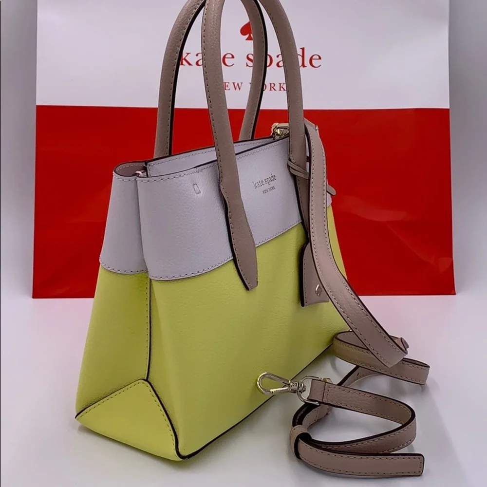 Kate Spade Eva Small Top Zip Satchel limelghtml - Picture 3 of 16